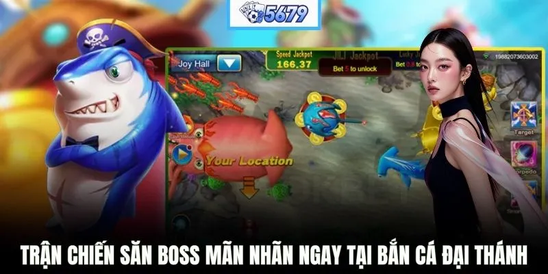 Trận chiến săn boss mãn nhãn ngay tại Bắn Cá Đại Thánh